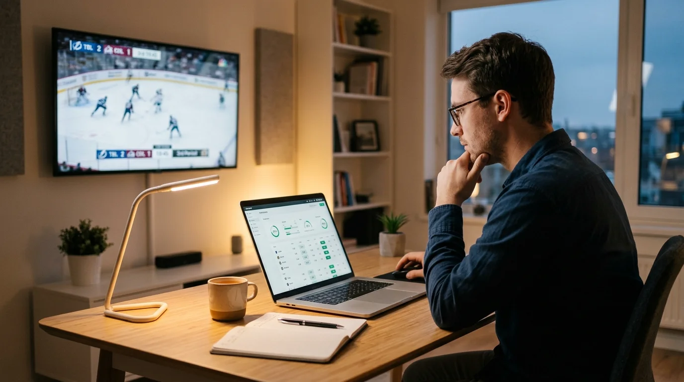 NHL-vedonlyönnin kertoimet ja vetotyypit selitettynä